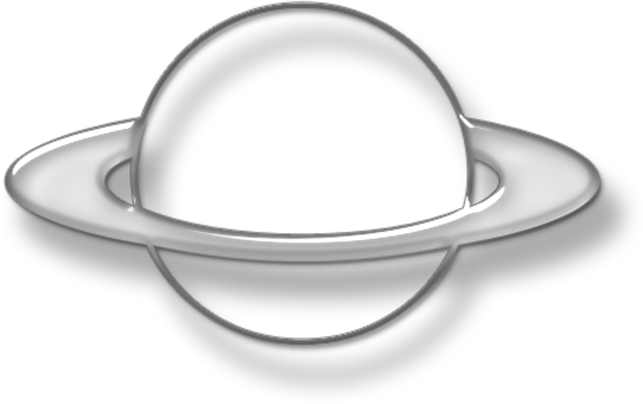 Abstract Black Ring Design PNG with transparent background