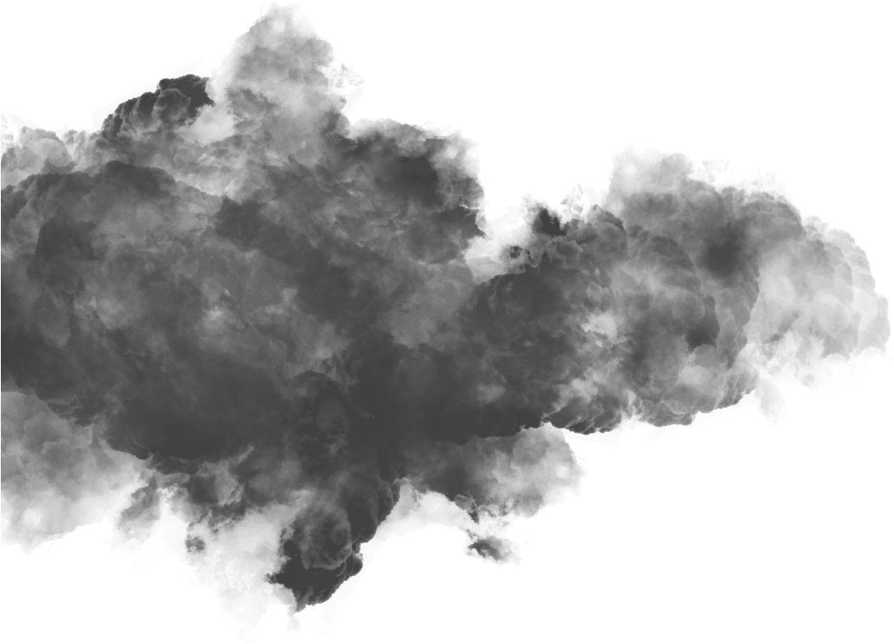 Cloud Left Black - Monochrome, HD Png Download PNG with transparent background