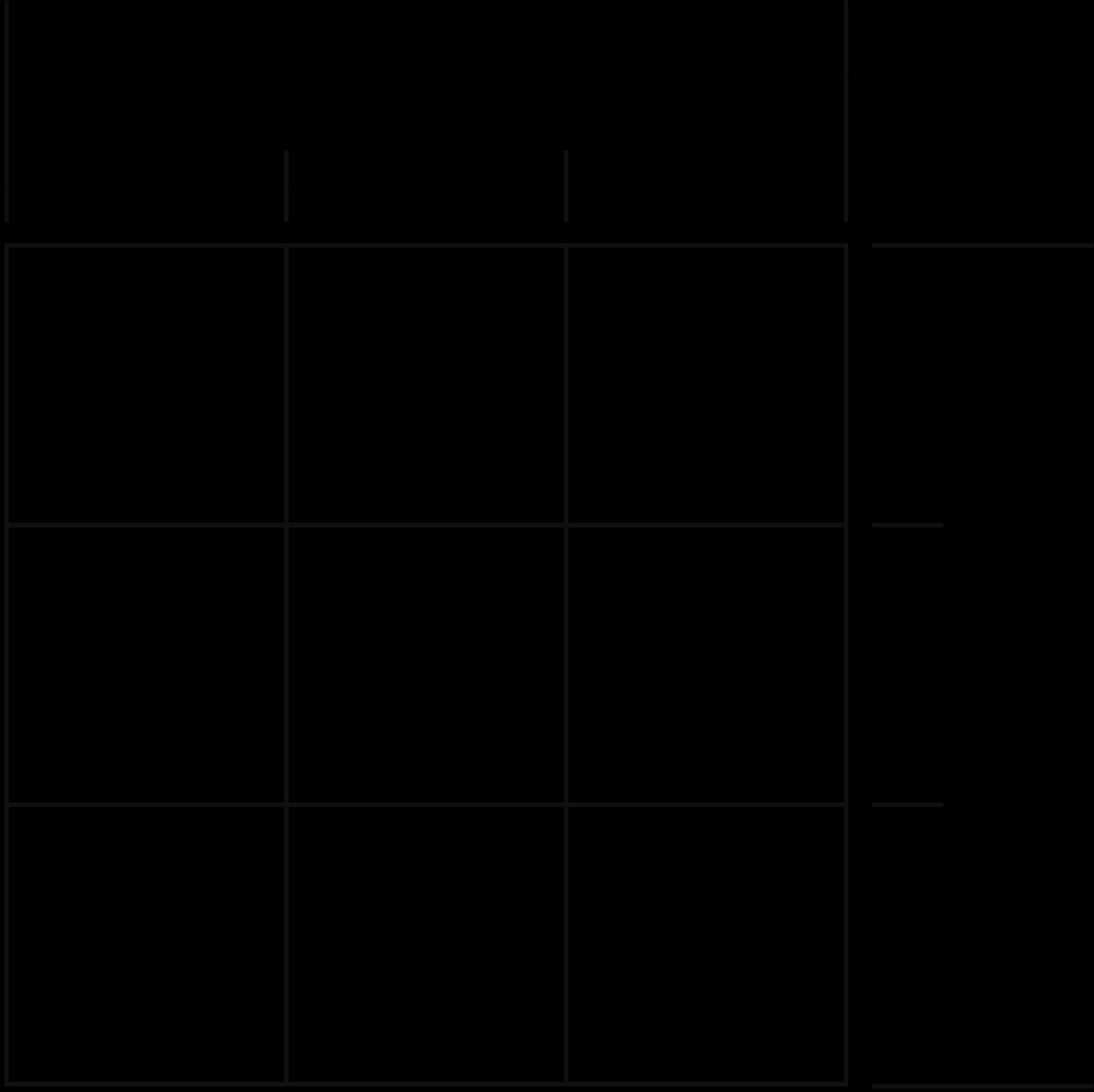 Abstract Black Square Grid Pattern PNG with transparent background