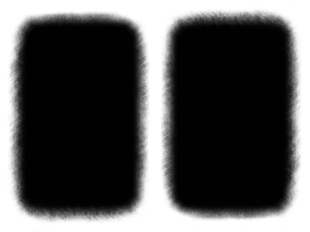 Abstract_ Black_ Squares_with_ Soft_ Edges PNG with transparent background