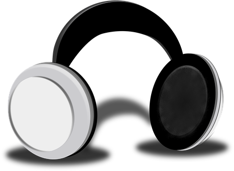 Abstract Blackand White Circles PNG with transparent background