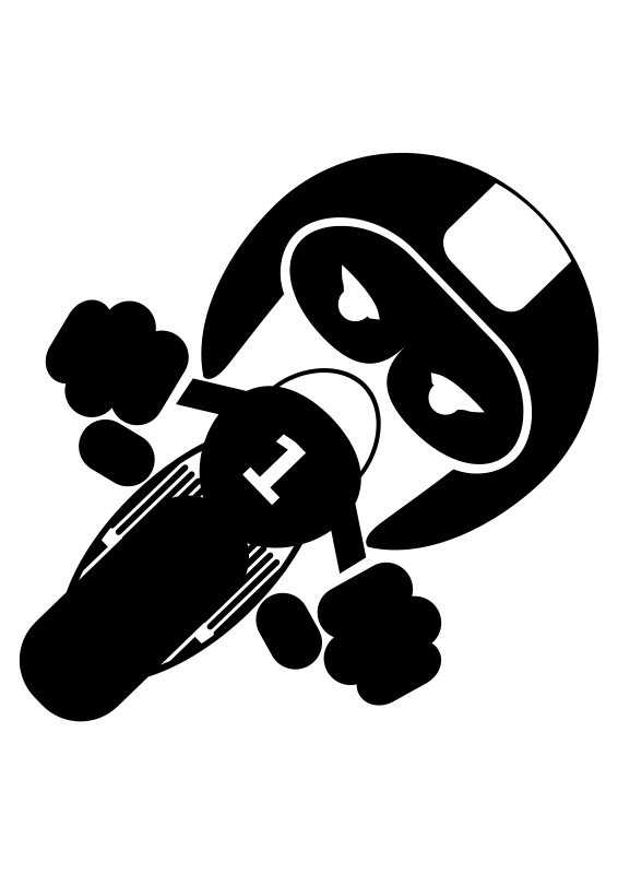 Abstract Blackand White Design PNG with transparent background