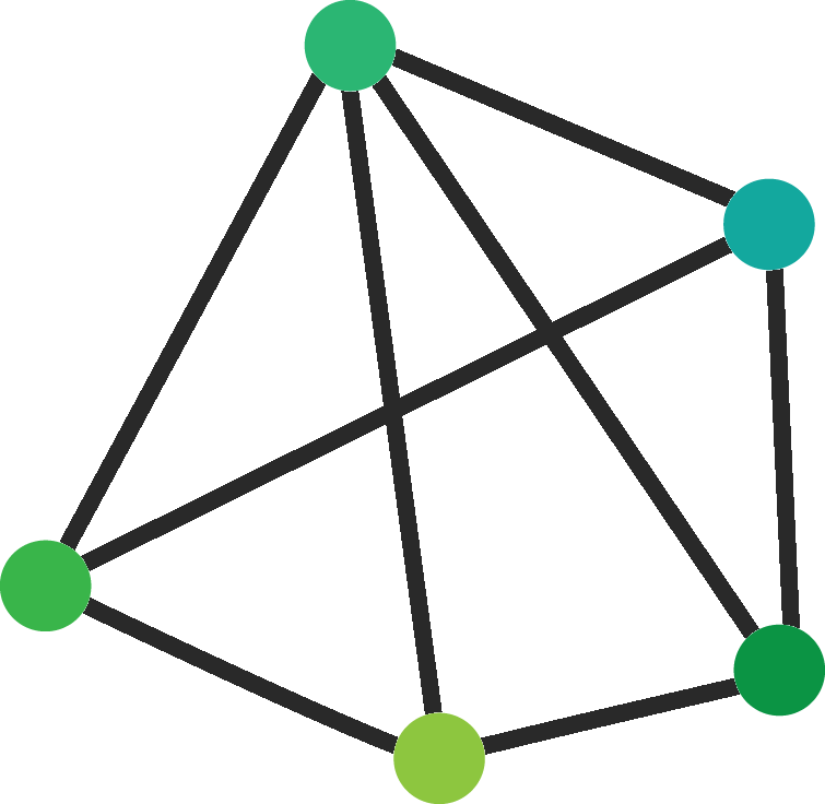 Abstract Blockchain Network Graphic