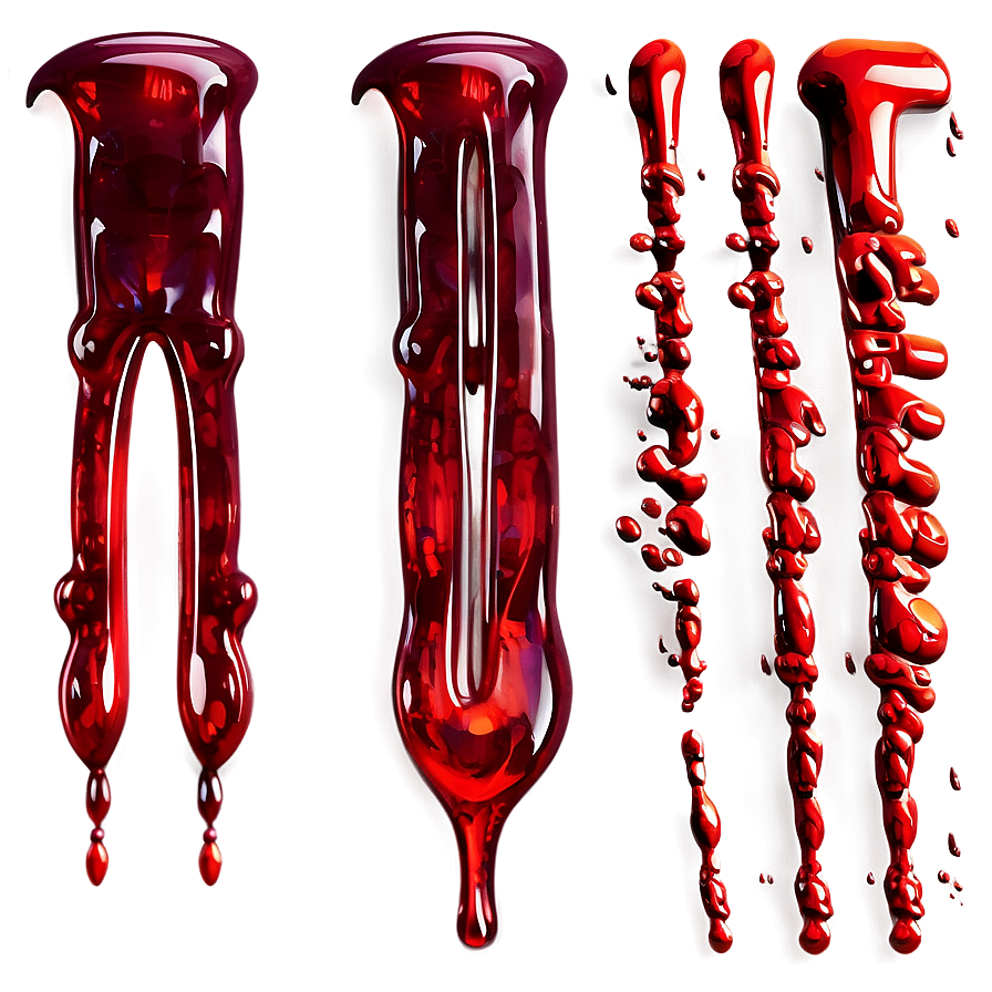 Abstract Blood Drip Png 05252024