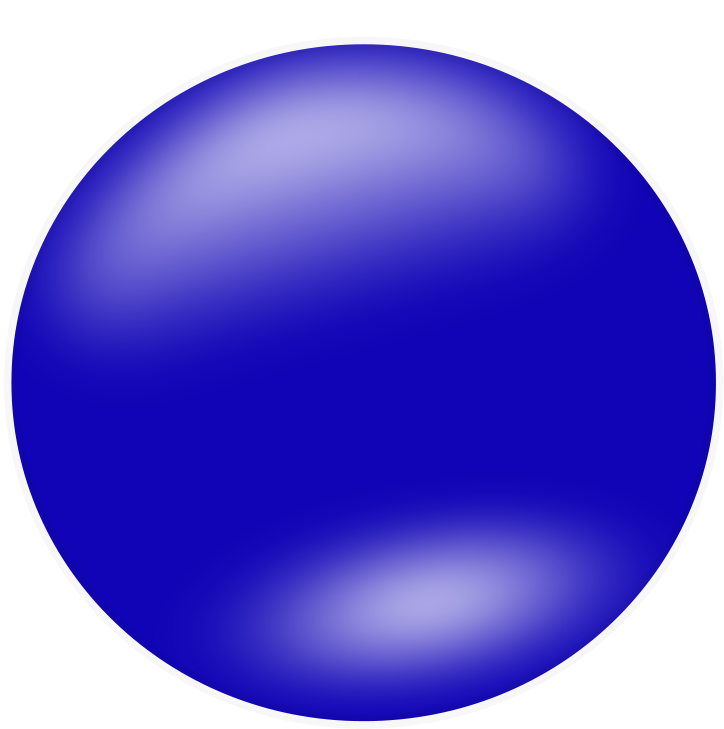 Abstract Blue Circle Gradient PNG with transparent background