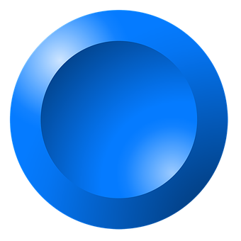 Abstract Blue Circle Gradient PNG with transparent background