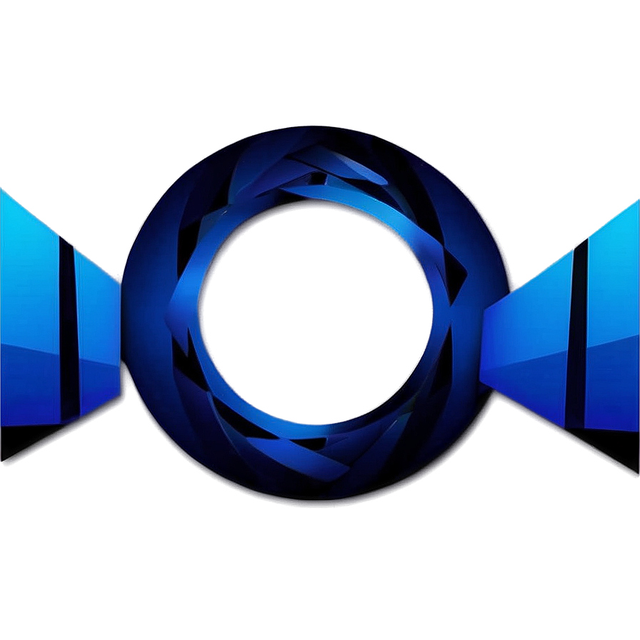 Abstract Blue Circle Png Xpb