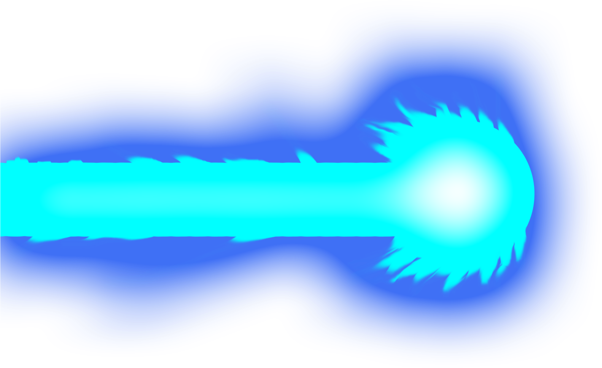 #azul #powerful #power #destello - Kamehameha Png, Transparent Png PNG with transparent background