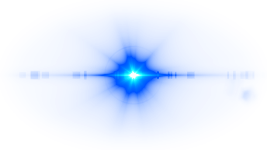Deep Blue Lens Flare - Lens Flare Azul Png PNG with transparent background