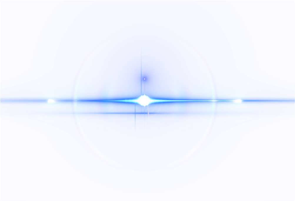 Abstract Blue Light Flare