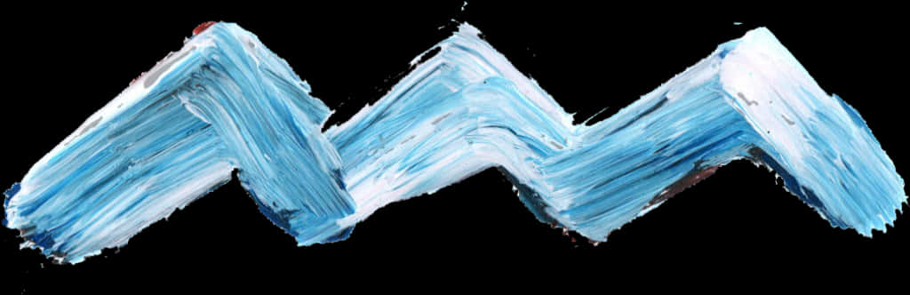 Abstract Blue Paint Wave PNG image with a transparent background, free high-resolution download