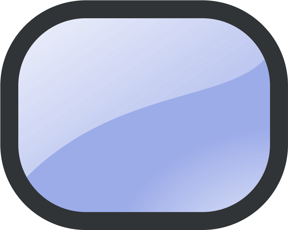 Abstract Blue Rounded Rectangle