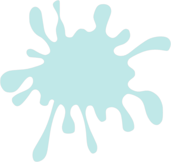 Blue Faded Svg Clip Arts - Black Paint Splash Clipart, HD Png Download PNG with transparent background