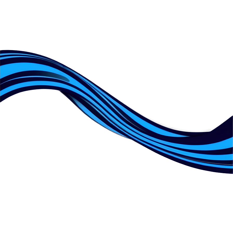 Abstract Blue Wave PNG 05062024 PNG with transparent background
