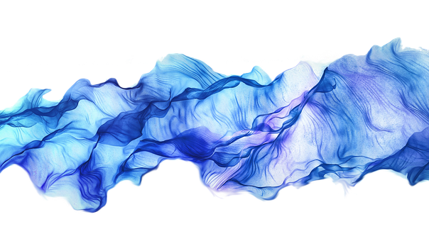 Abstract Blue Wave Texture PNG with transparent background