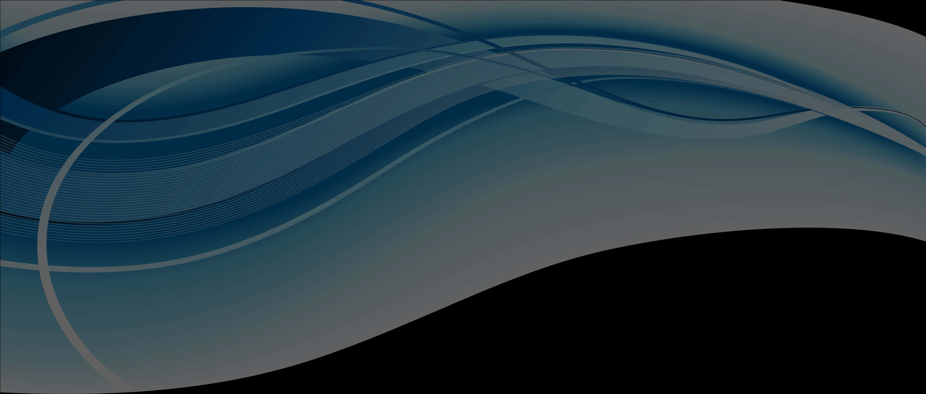 Abstract Blue Waves Background PNG with transparent background