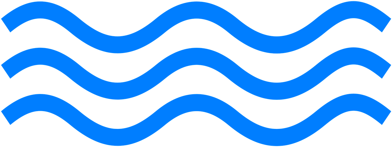 Abstract Blue Waves Graphic