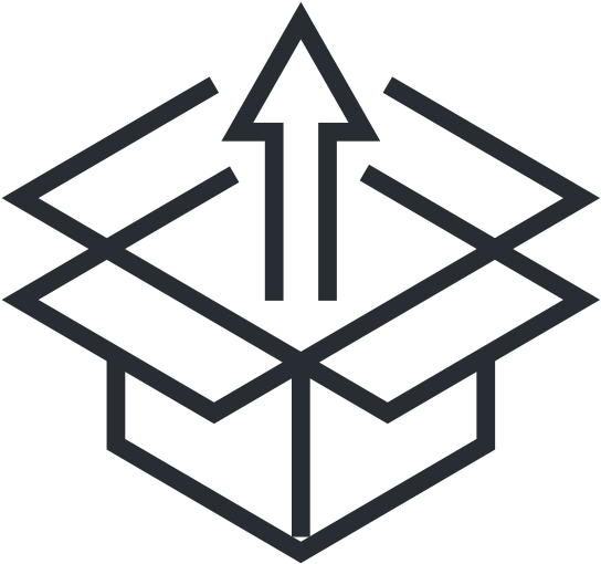 Each Item Is Inspected & Cleaned By Our Experts - Think Outside The Box Icon PNG image with a transparent background, free high-resolution download