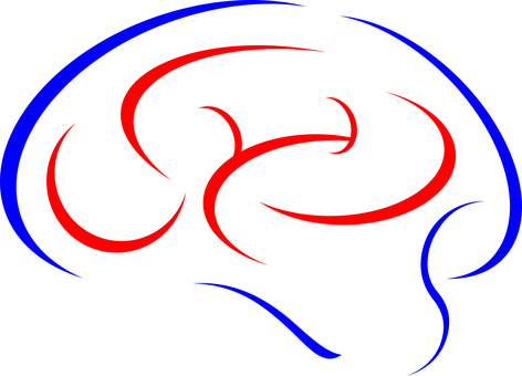 Abstract Brain Artwork PNG with transparent background