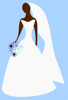 Abstract Bride Illustration