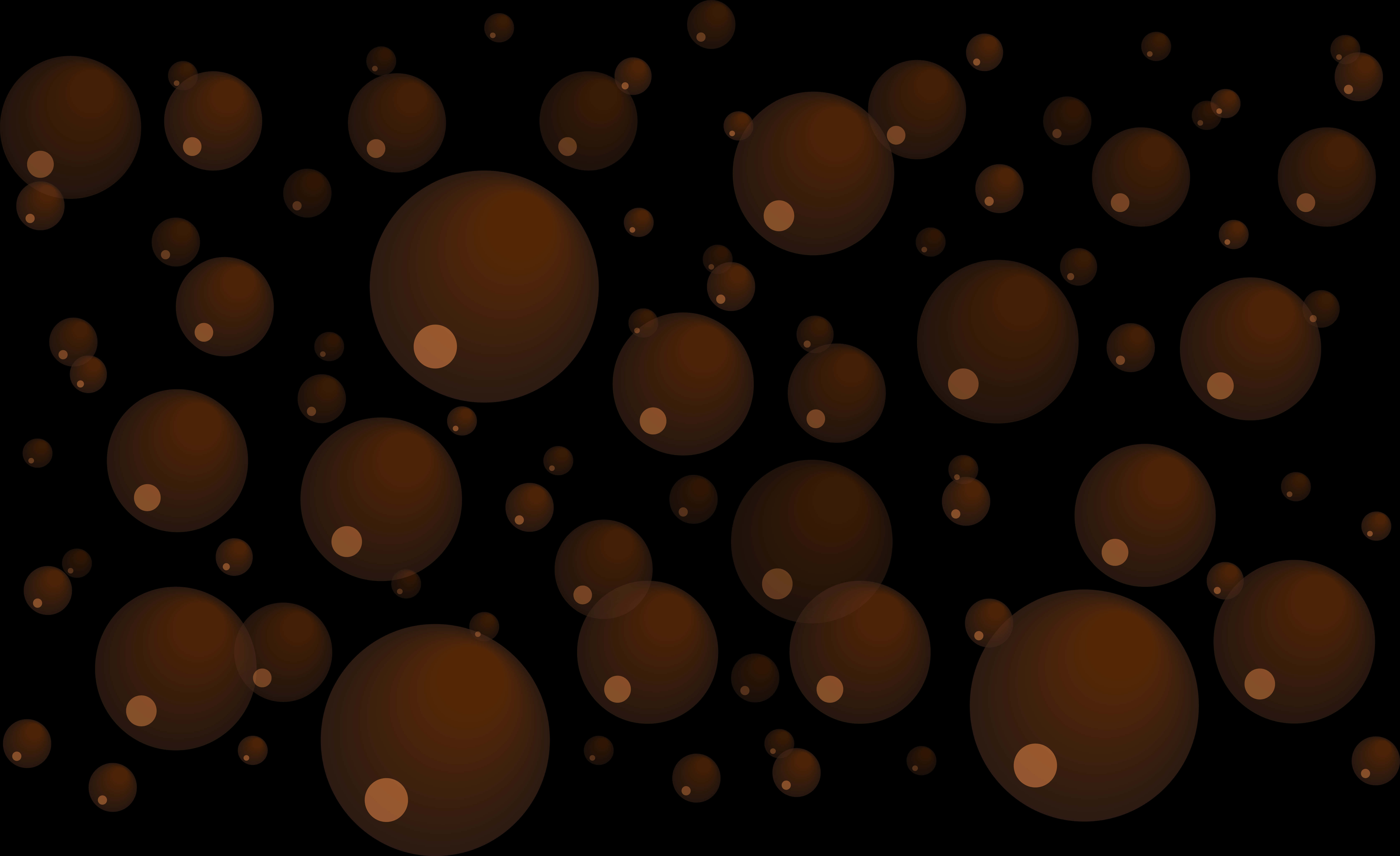 Abstract Brown Bubbles Background