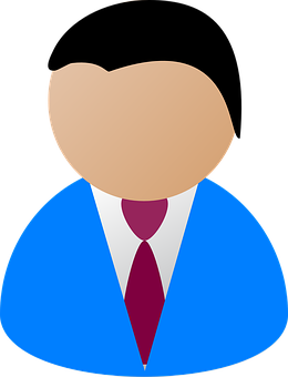 Abstract Businessman Icon