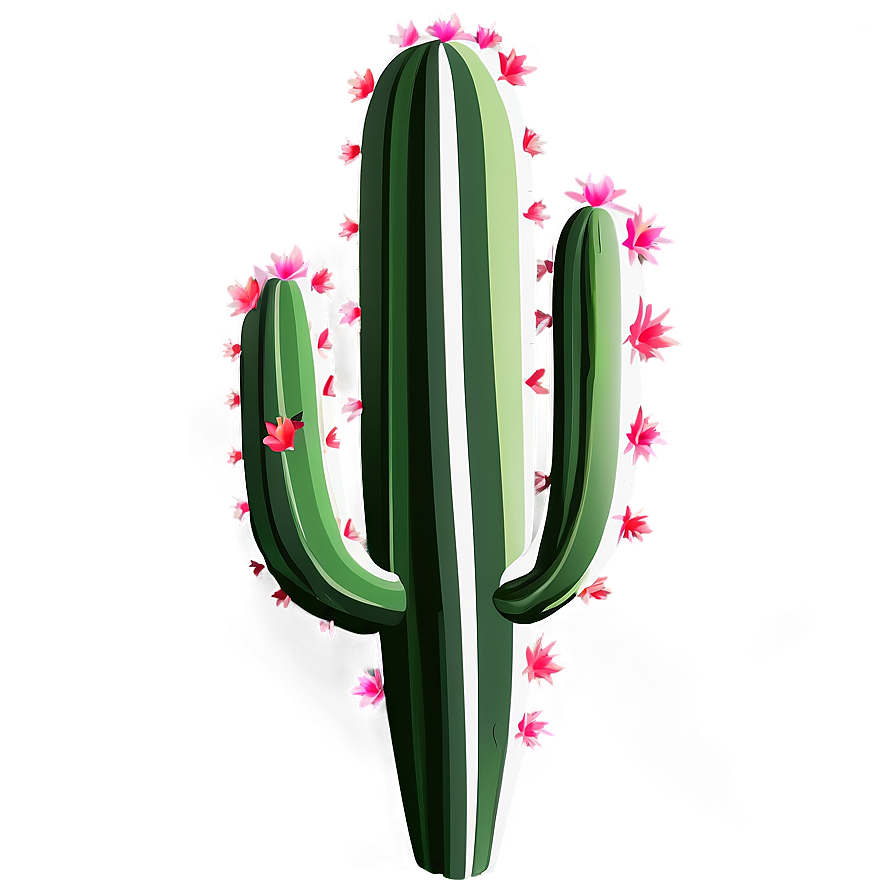 Abstract Cactus Design Png 93