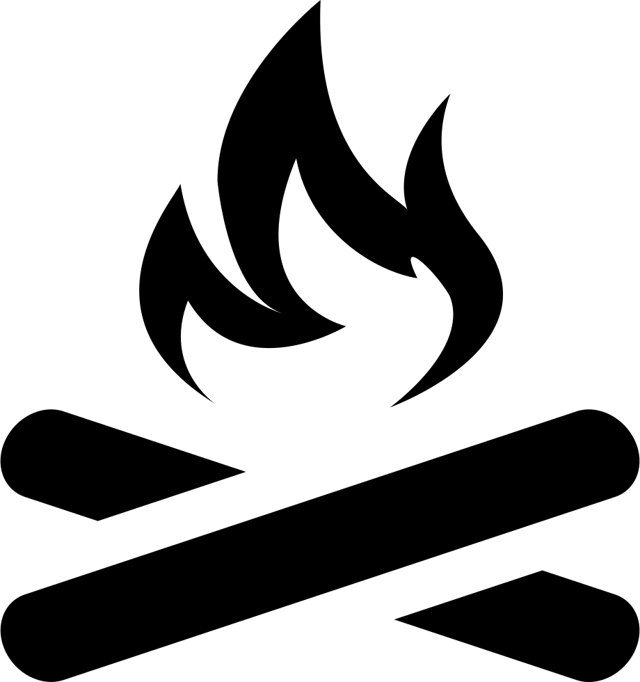 Abstract Campfire Vector Graphic