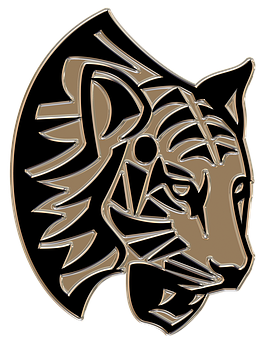 Abstract Cat Design Graphic PNG with transparent background