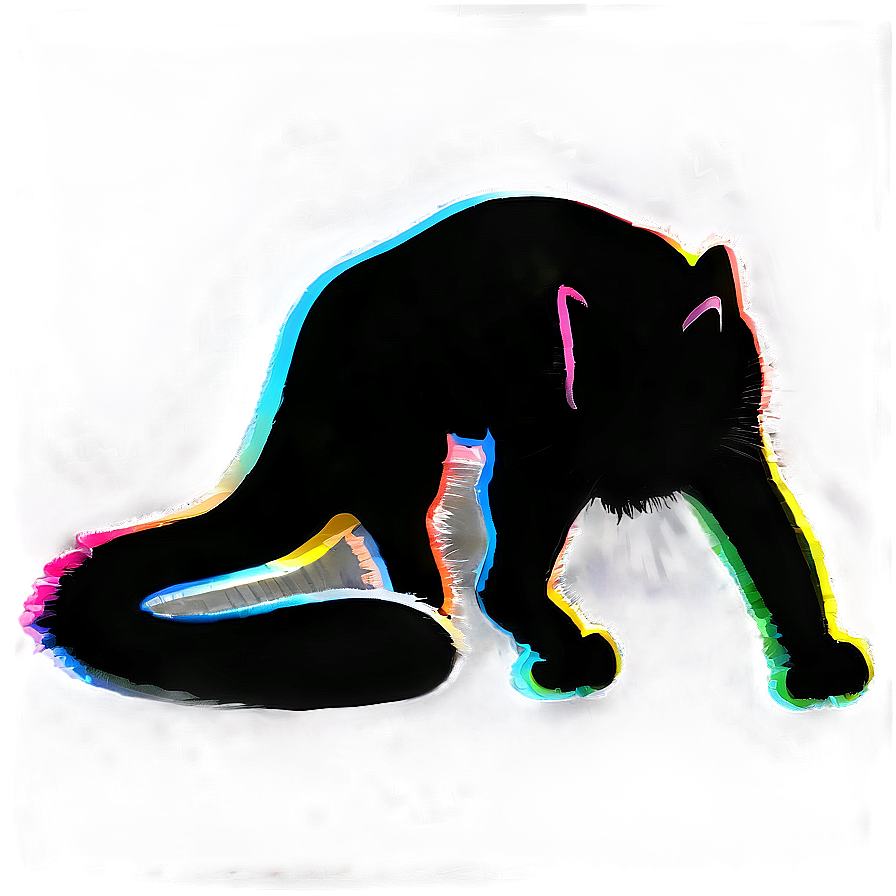 Abstract Cat Silhouette Png Gqn74