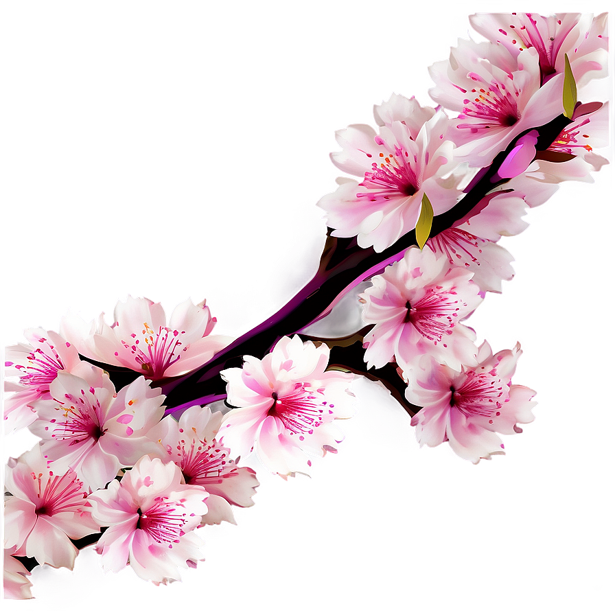 Abstract Cherry Blossom Background PNG 1 PNG with transparent background