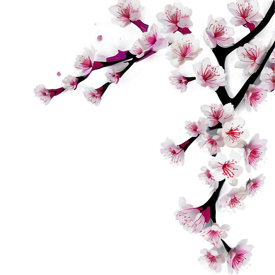 Abstract Cherry Blossom Background PNG 92 PNG with transparent background