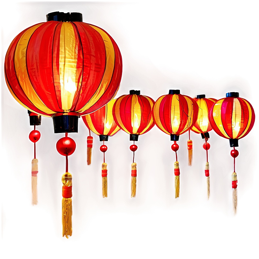 Abstract Chinese Lantern Png 06262024