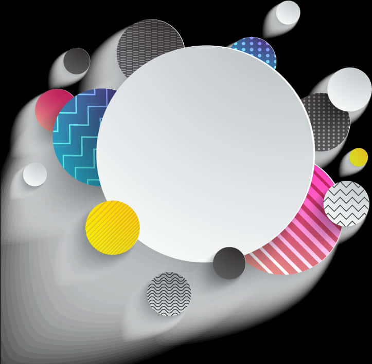 Abstract Circle Vector Design