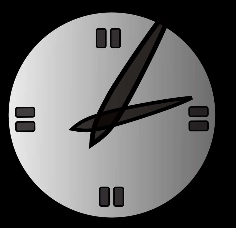 Abstract Clock Face Design