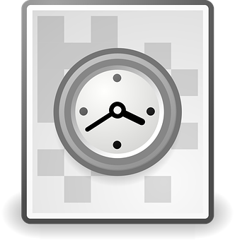 Abstract Clock Icon