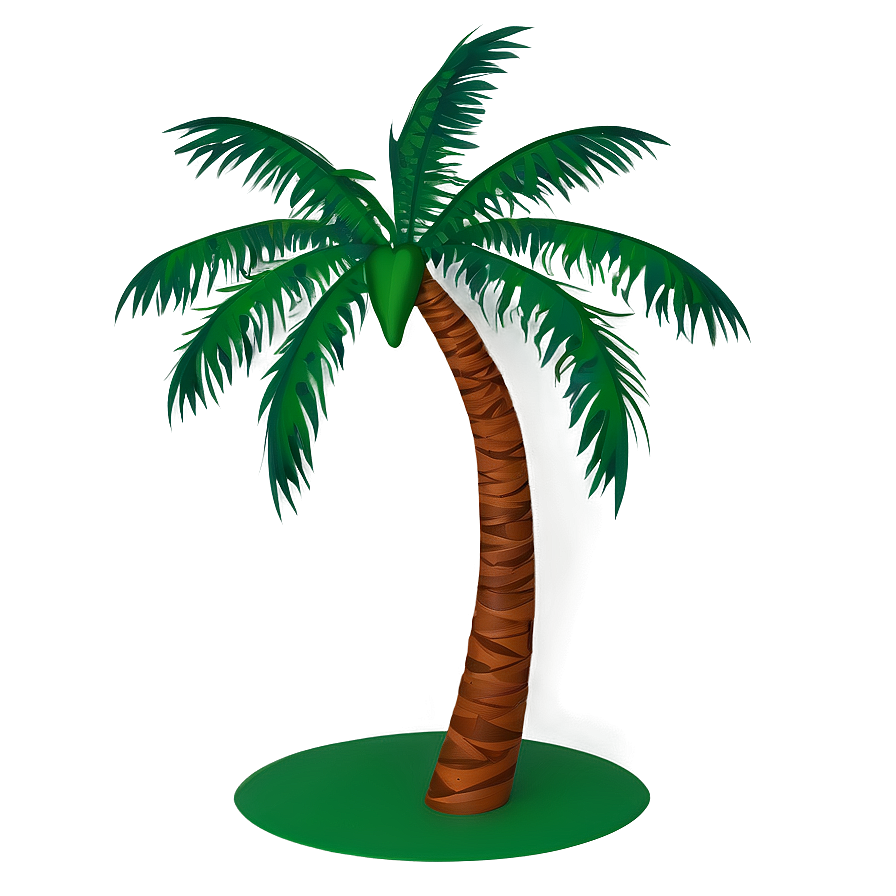 Abstract Coconut Tree PNG 06202024 PNG image with a transparent background, free high-resolution download