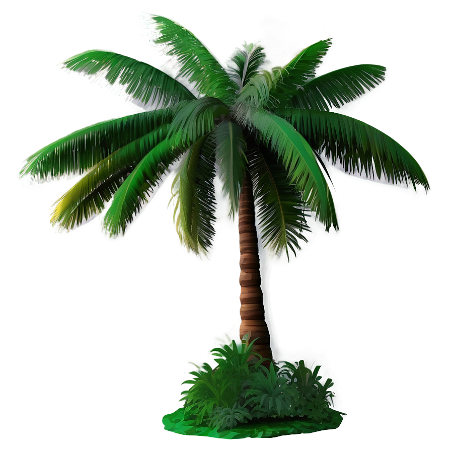 Abstract Coconut Tree PNG 89 PNG image with a transparent background, free high-resolution download