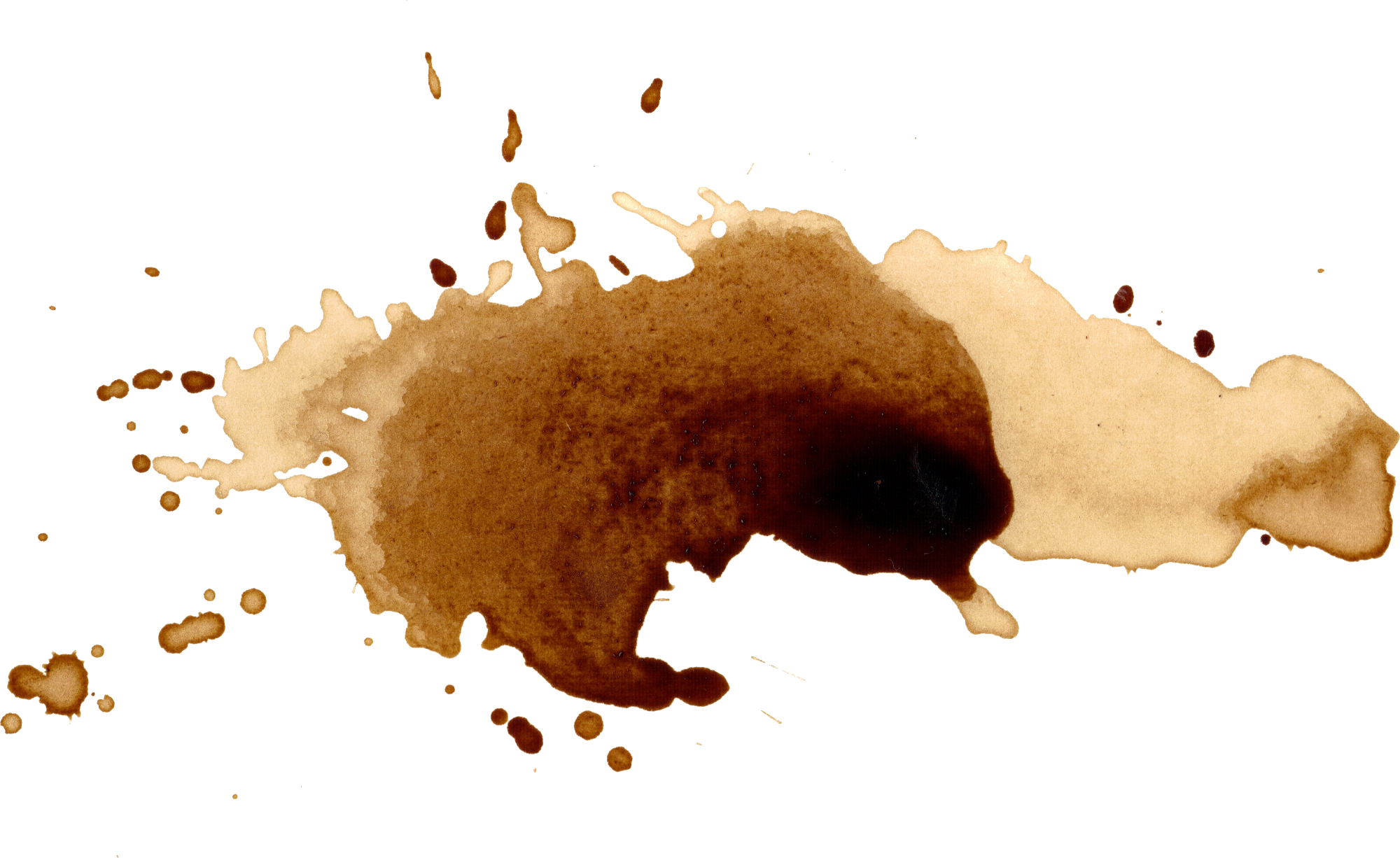 Abstract Coffee Watercolor Splash