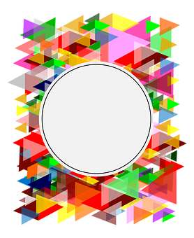 Abstract Color Explosion Graphic PNG with transparent background