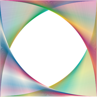 Abstract Colorful Curvature Design PNG with transparent background