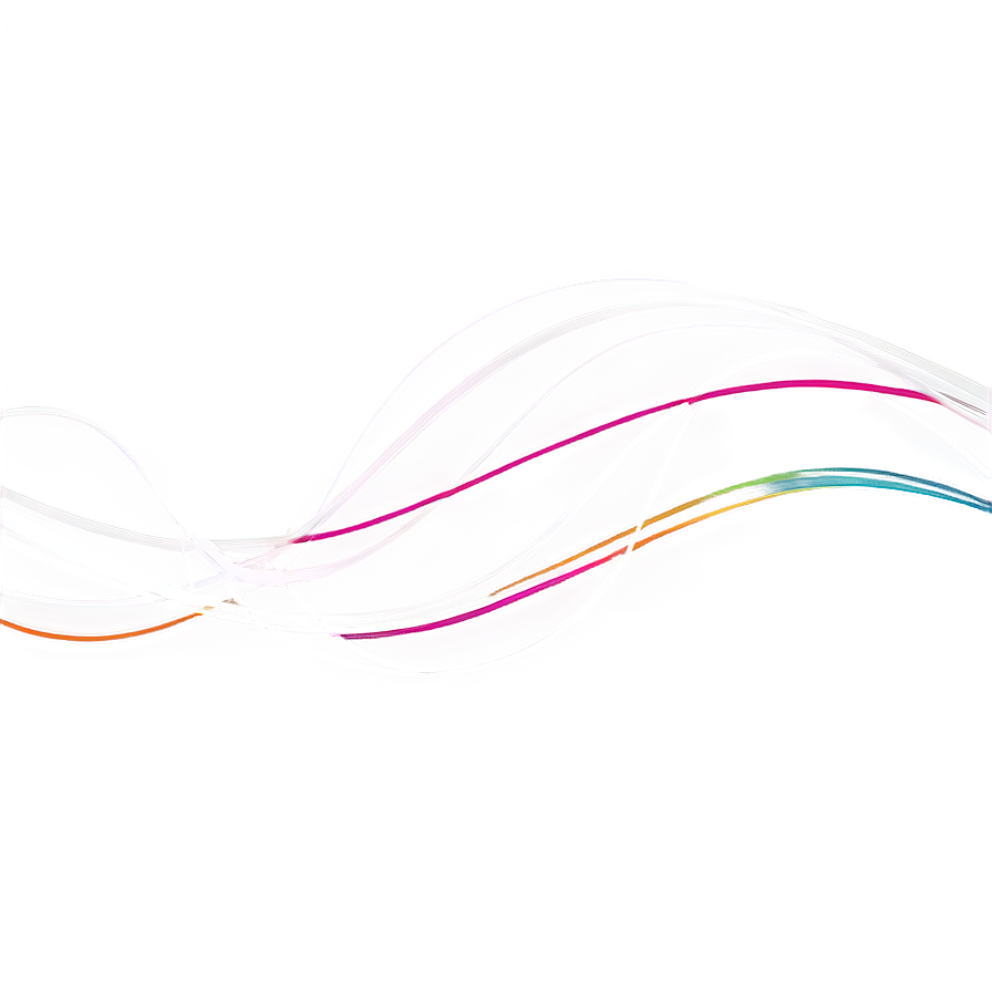 Abstract Colorful Line Art