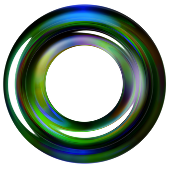 Abstract_ Colorful_ Ring_ Art PNG with transparent background