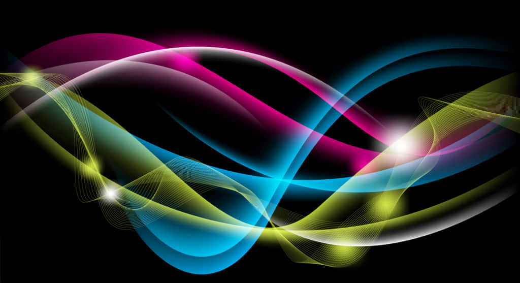 Abstract_ Colorful_ Wave_ Background PNG with transparent background