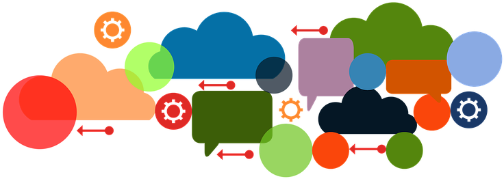 Abstract Communication Network Concept PNG with transparent background