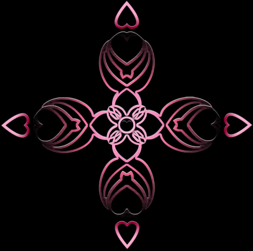 Abstract Compass Rose Design