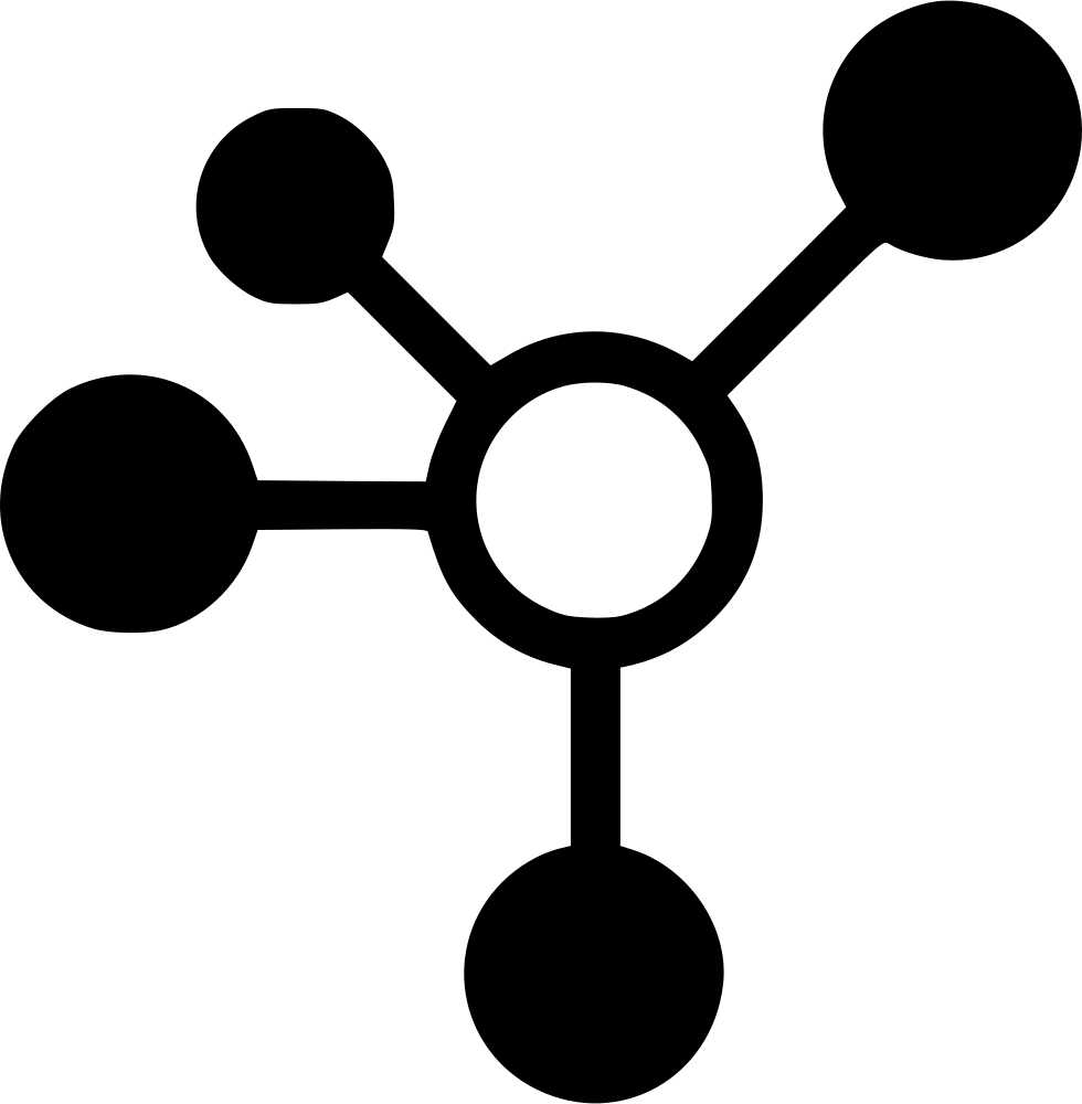 Abstract Connection Icon PNG with transparent background
