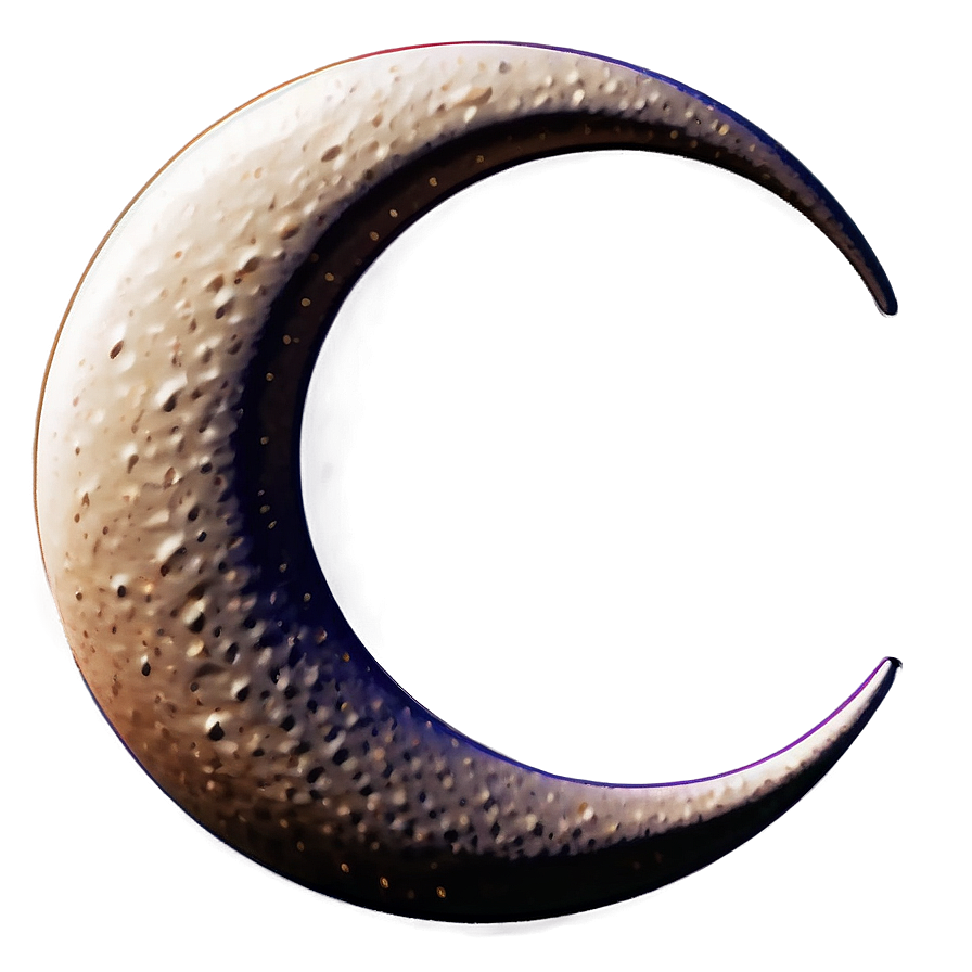 Abstract Crescent Moon Art Png 05212024