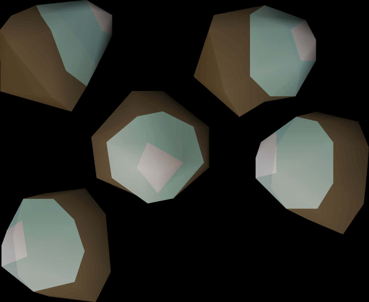 Abstract Crystal Formation Illustration PNG with transparent background