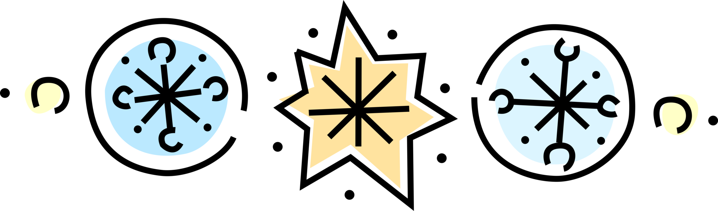 Vector Illustration Of Ice Crystal Snowflakes Snow - Crystal Vector, HD Png Download PNG with transparent background